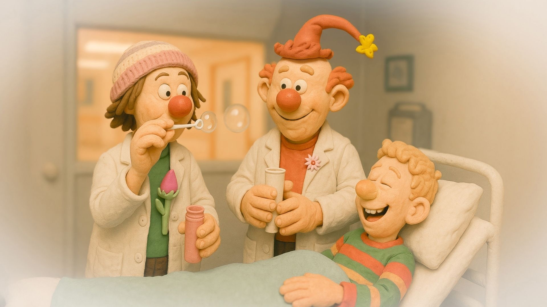 Knete hilft – Spendenkampagne für Klinikclownerie