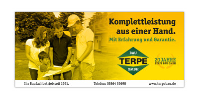 Terpe Bau GmbH - Anzeigenserie