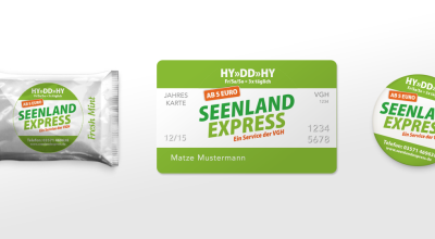 Seenlandexpress - Mint, Card, Button