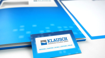 Klausch Gebäudetechnik - Visitenkarte