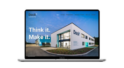 Dock3 Lausitz - Website Desktop - chairlines medienagentur